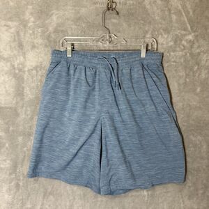 Lululemon Pace Breaker Shorts Lined XL Mens Light Blue Stretch Running M7AAYS